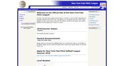 Desktop Screenshot of newyorkfastpitch.com